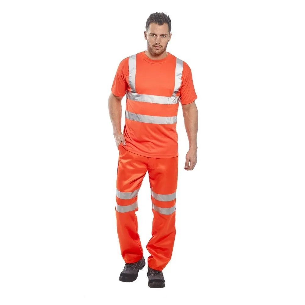 Camiseta de alta visibilidad Naranja norma RIS 