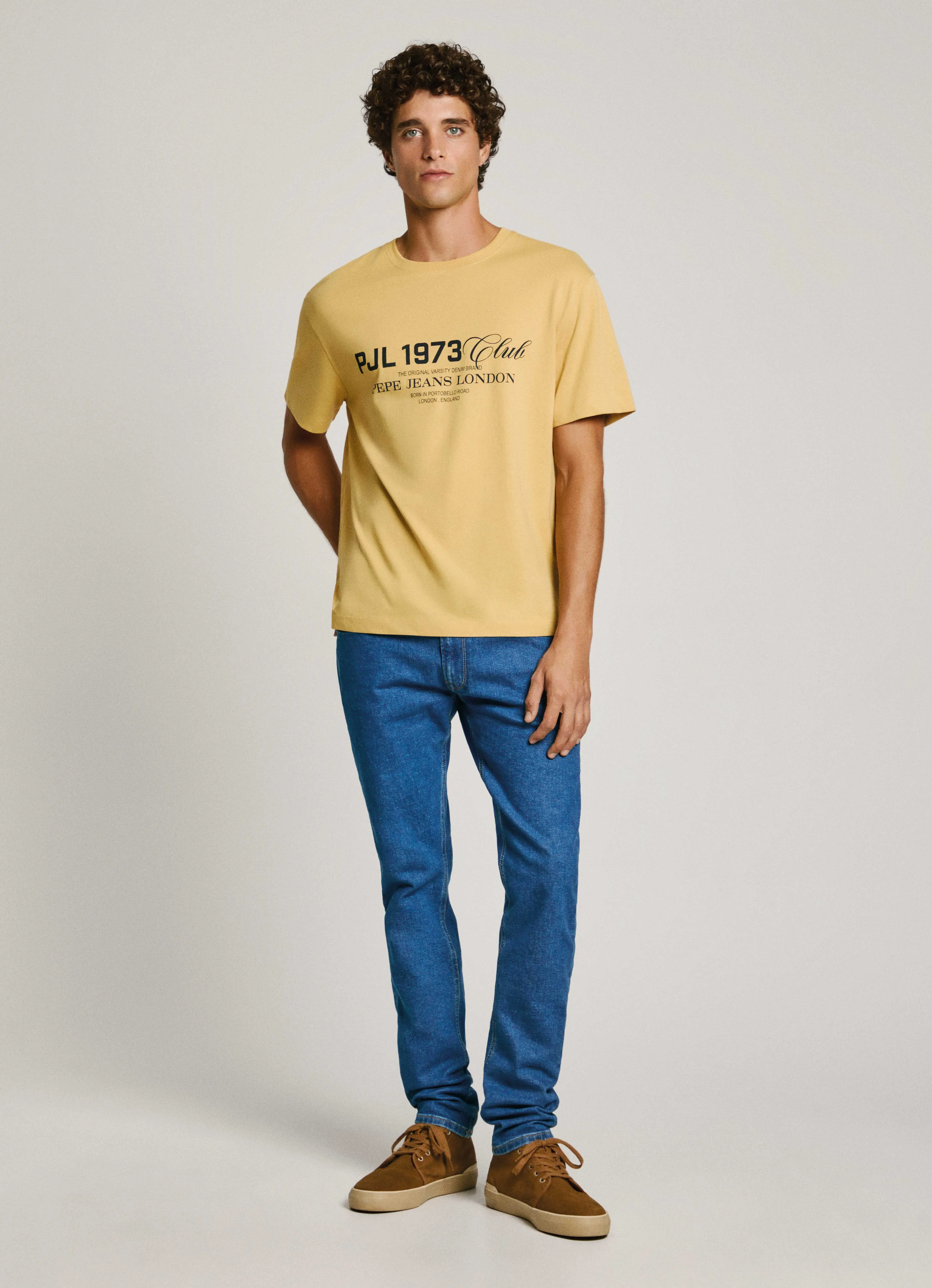 camiseta estampada fit relaxed