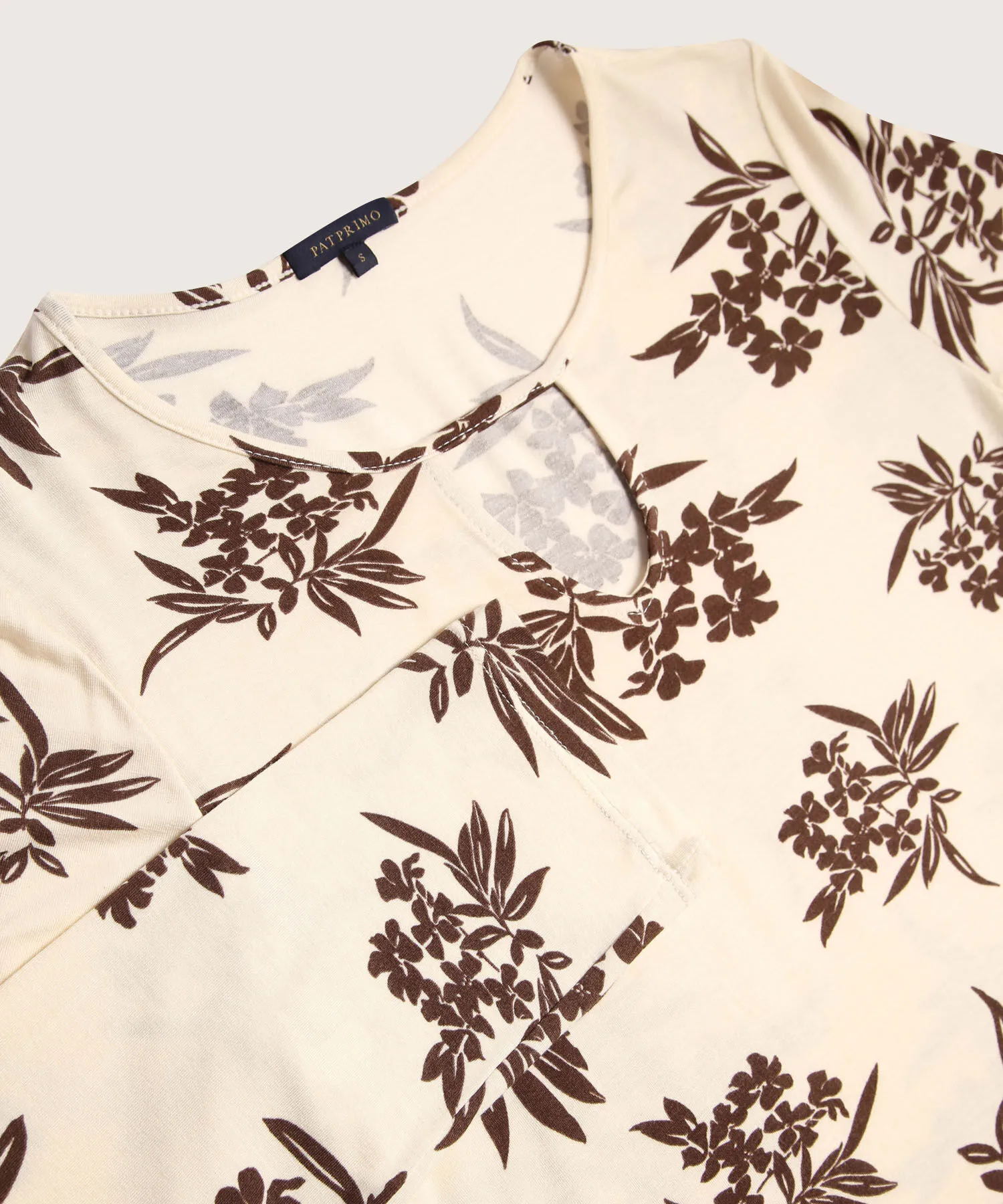 CAMISETA MANGA 3/4 ESTAMPADA