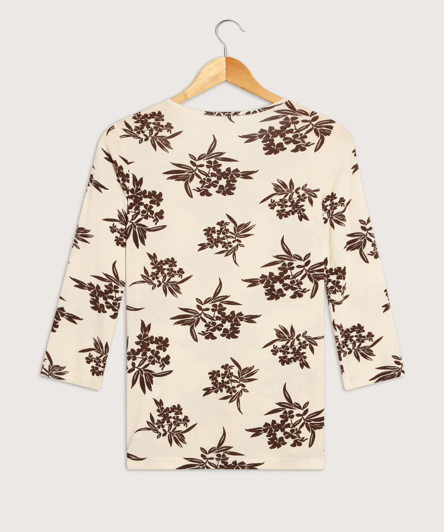 CAMISETA MANGA 3/4 ESTAMPADA
