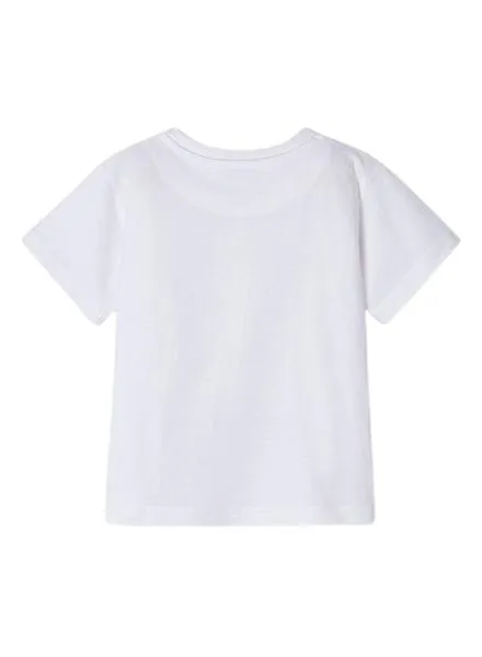 Camiseta Mayoral On The Road Blanco Para Niño