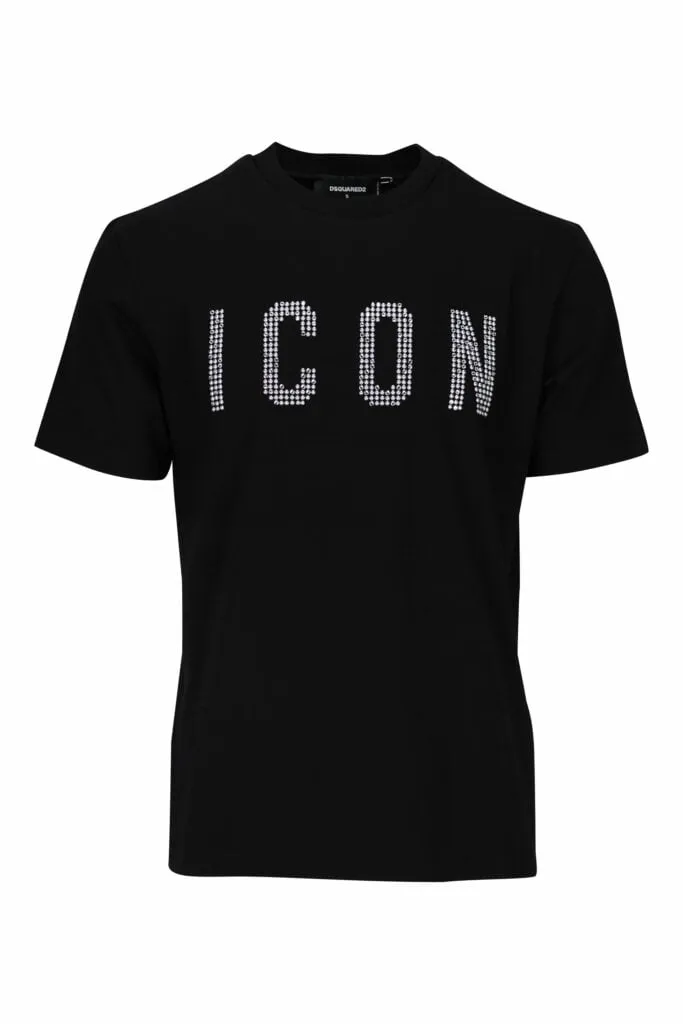 Camiseta negra con logo 
