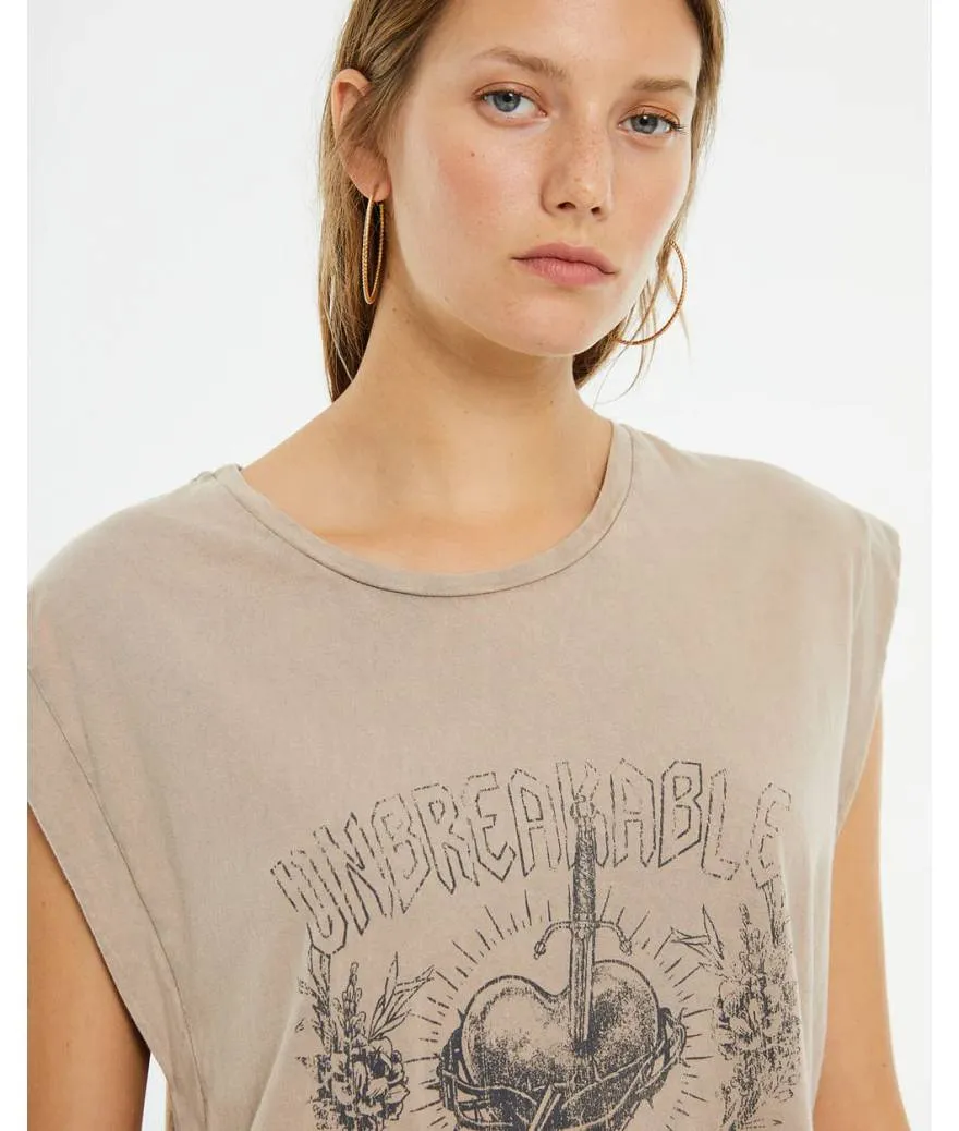 Camiseta Systemaction estampada corazon
