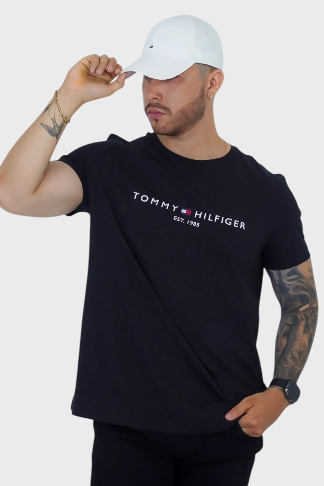 Camiseta Tommy Hilfiger Slim Black