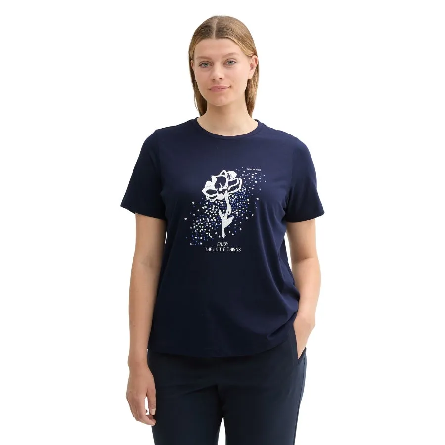 Camisetas manga corta Tom tailor Crew Neck Artwork