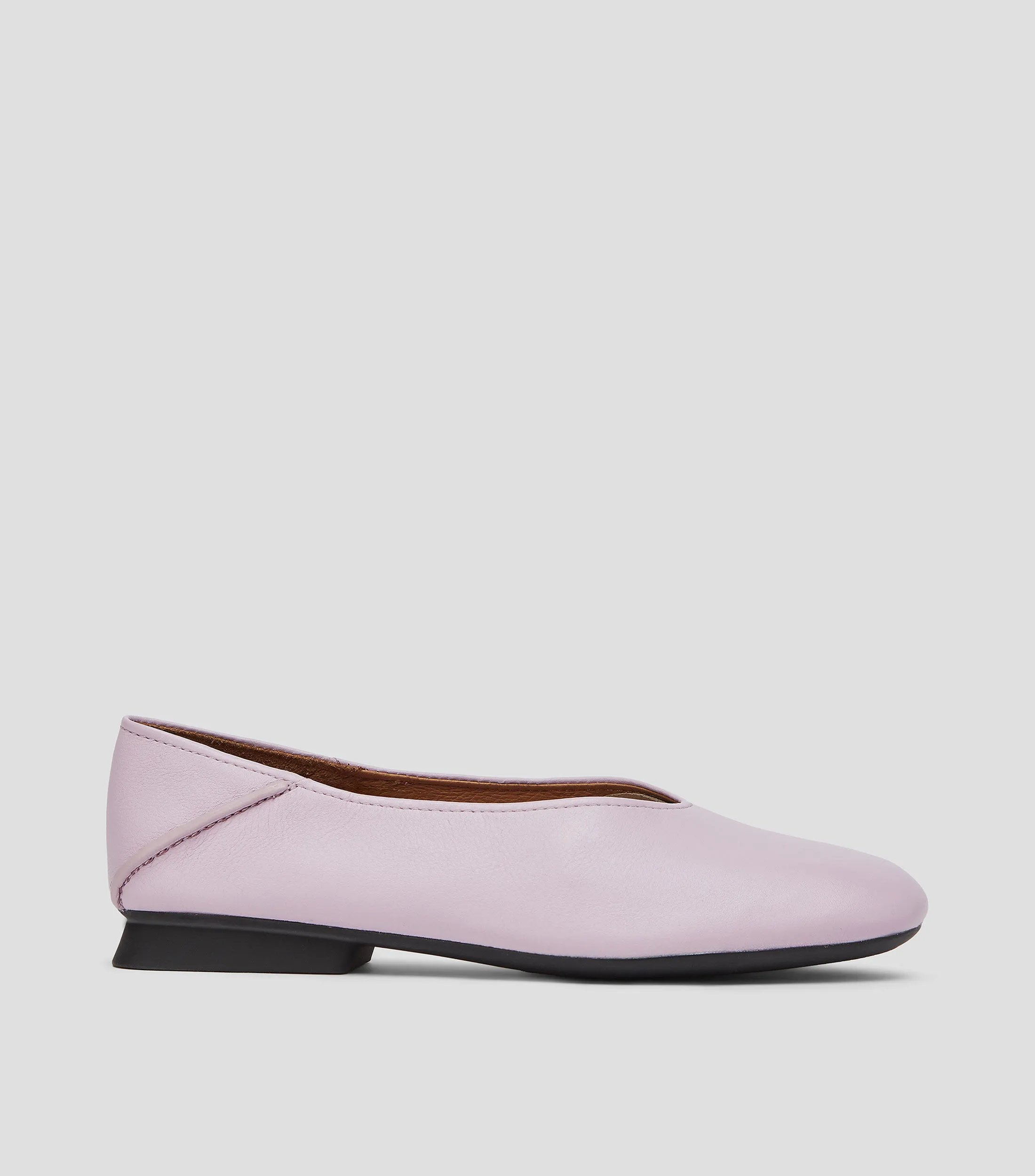 Camper Flats Casi Myra en piel lisos Mujer