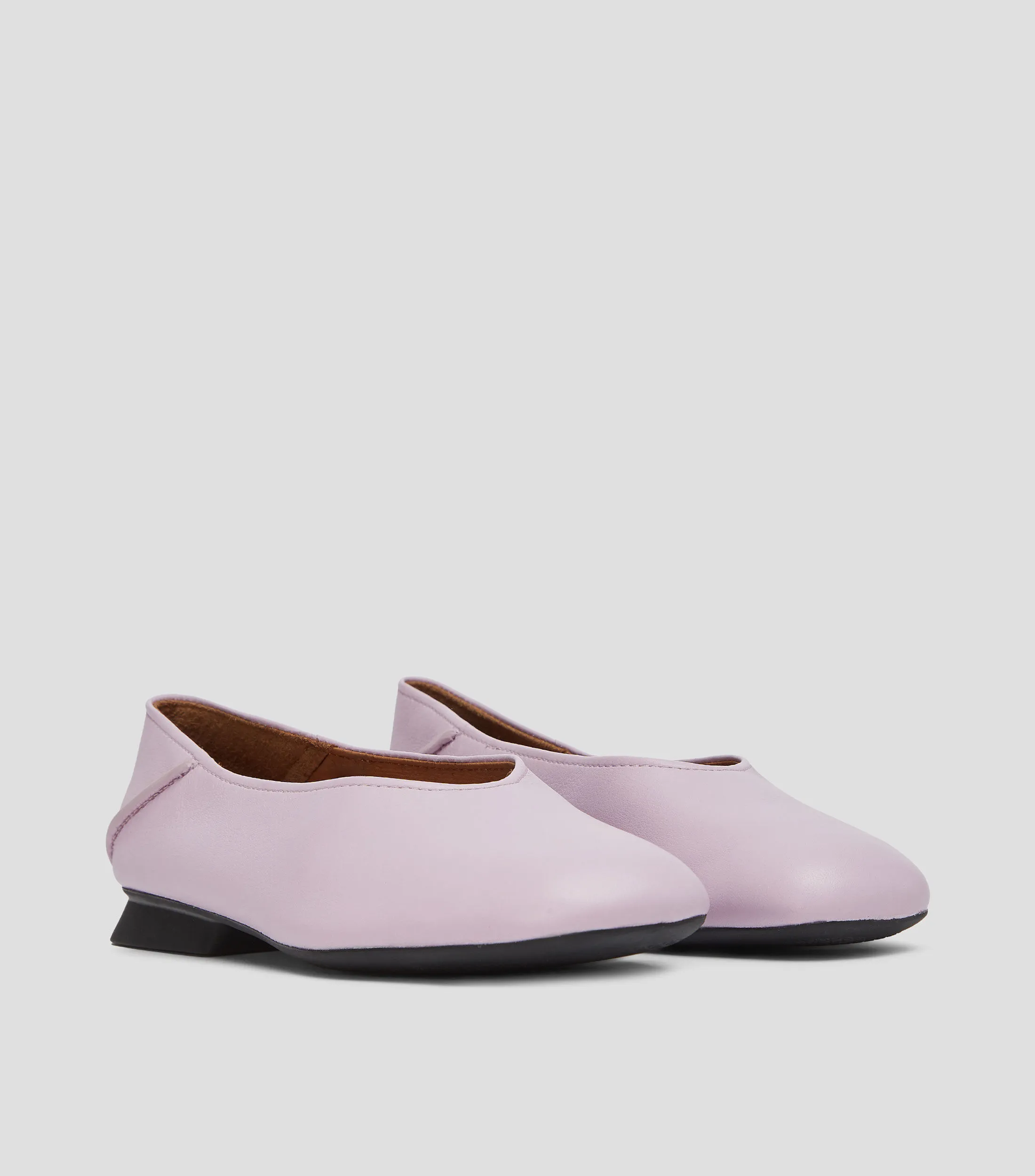 Camper Flats Casi Myra en piel lisos Mujer