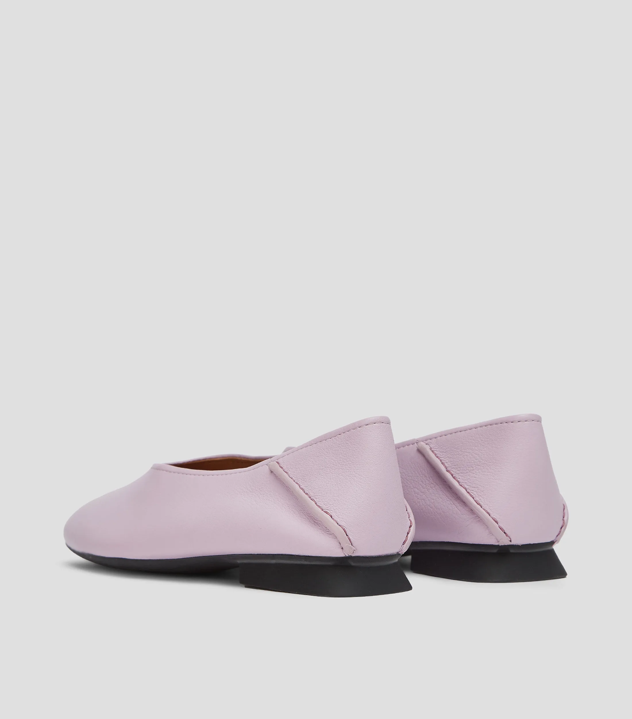 Camper Flats Casi Myra en piel lisos Mujer