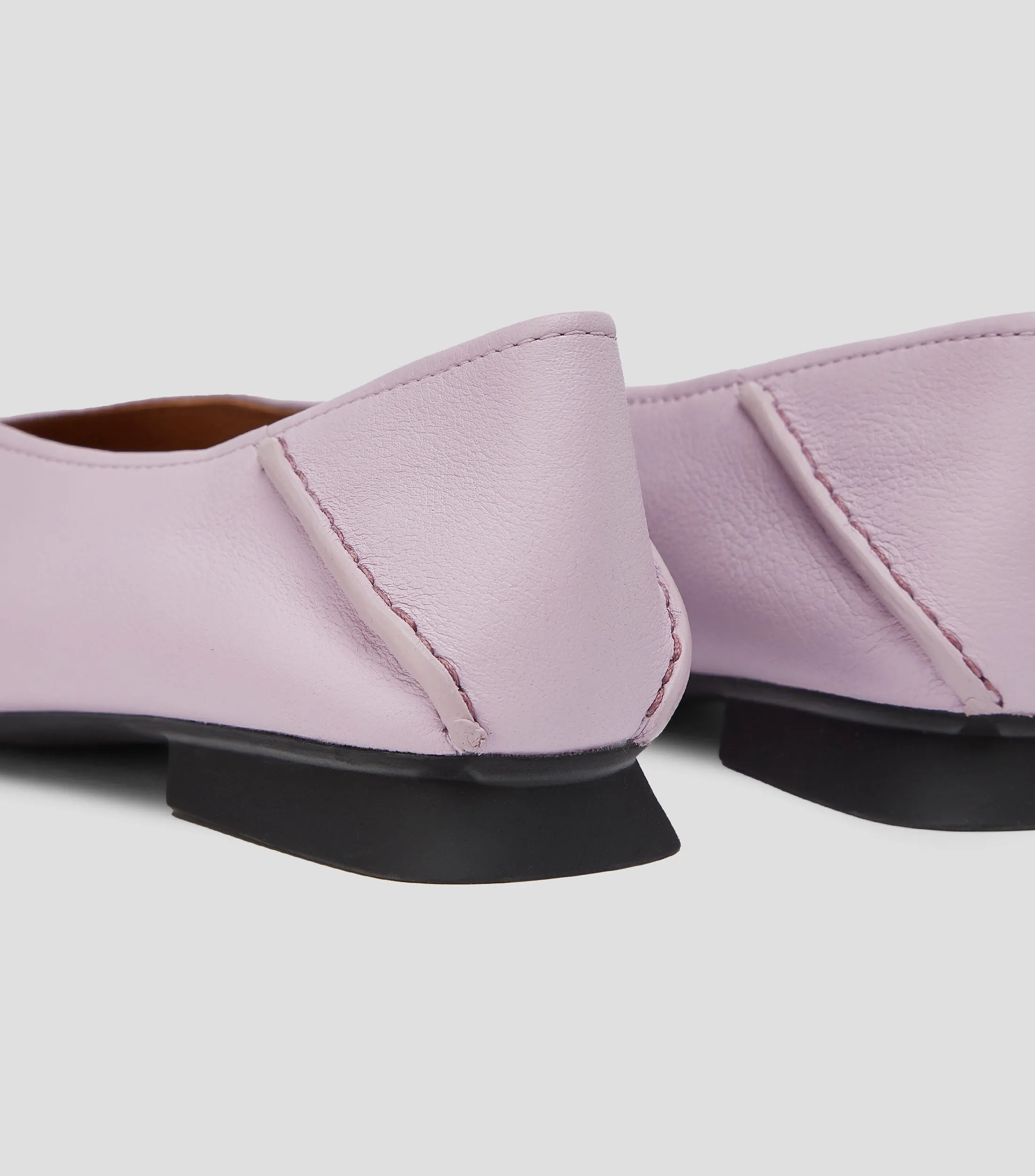 Camper Flats Casi Myra en piel lisos Mujer