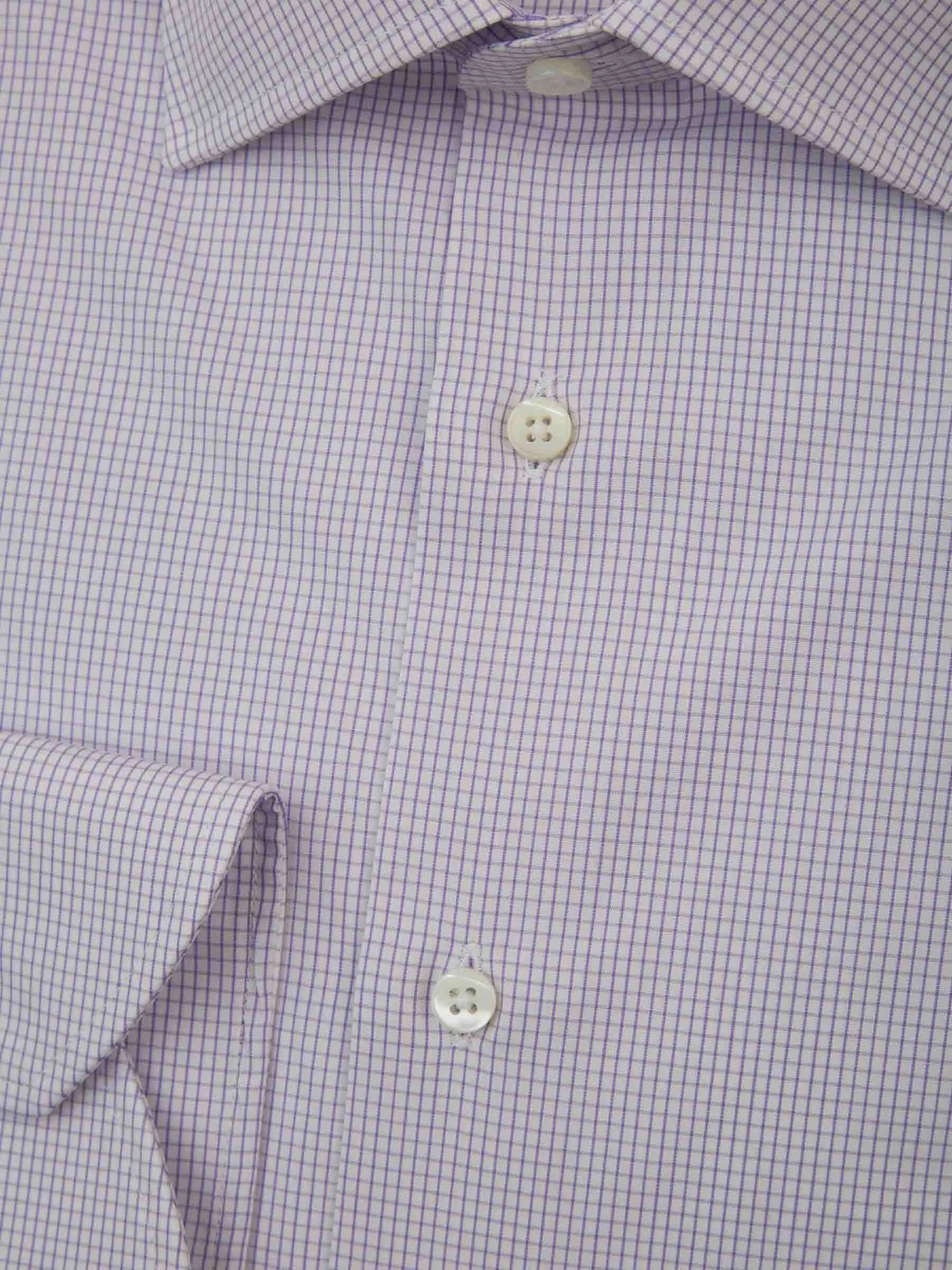 Canali Camisa Micro Cuadros