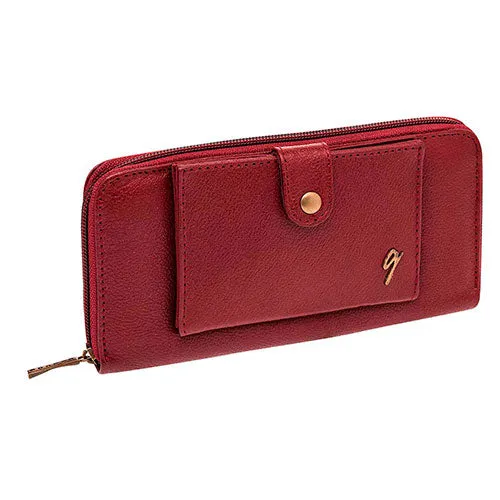 Cartera Exterior Piel sintetico Color Rojo de RBCOLLECTION