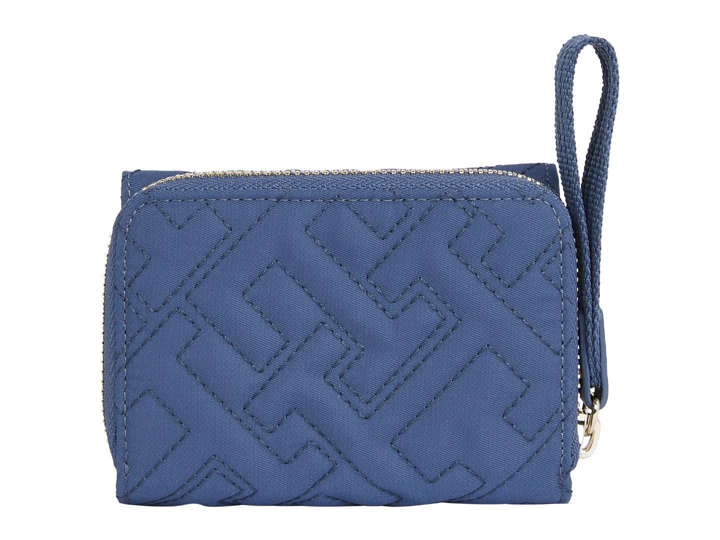 Cartera Tommy Hilfiger Monograma Color Azul