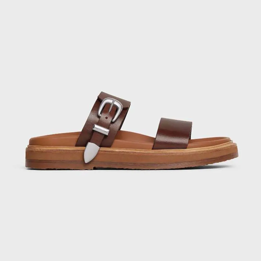 Celine Mujer Tippi de piel de becerro– Bronceado Vegetal