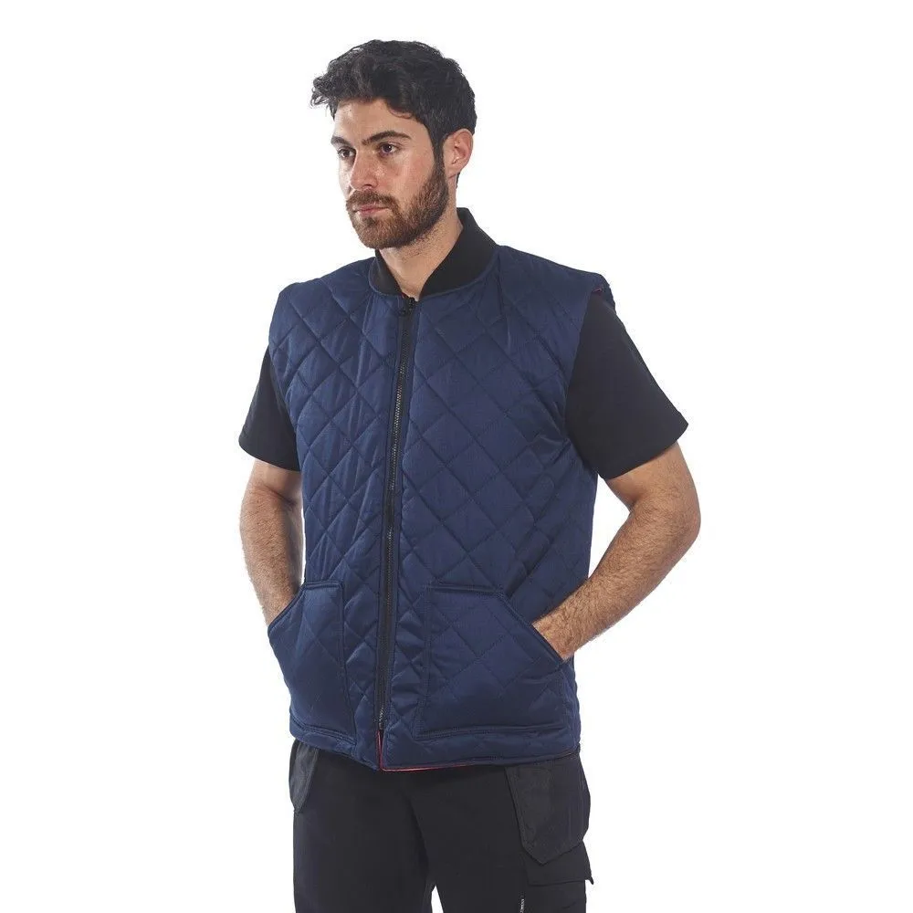 Chaleco de calor reversible de alta visibilidad 