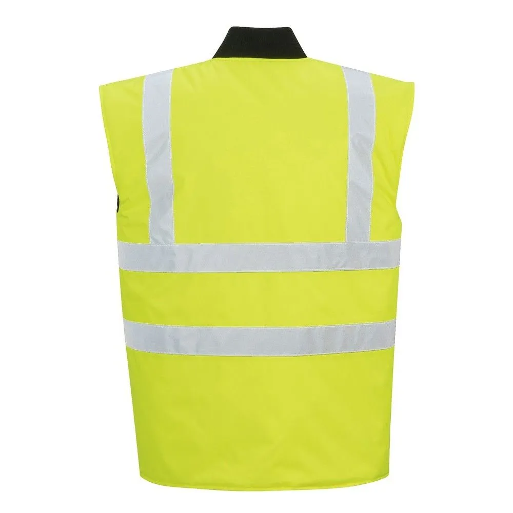 Chaleco de calor reversible de alta visibilidad 