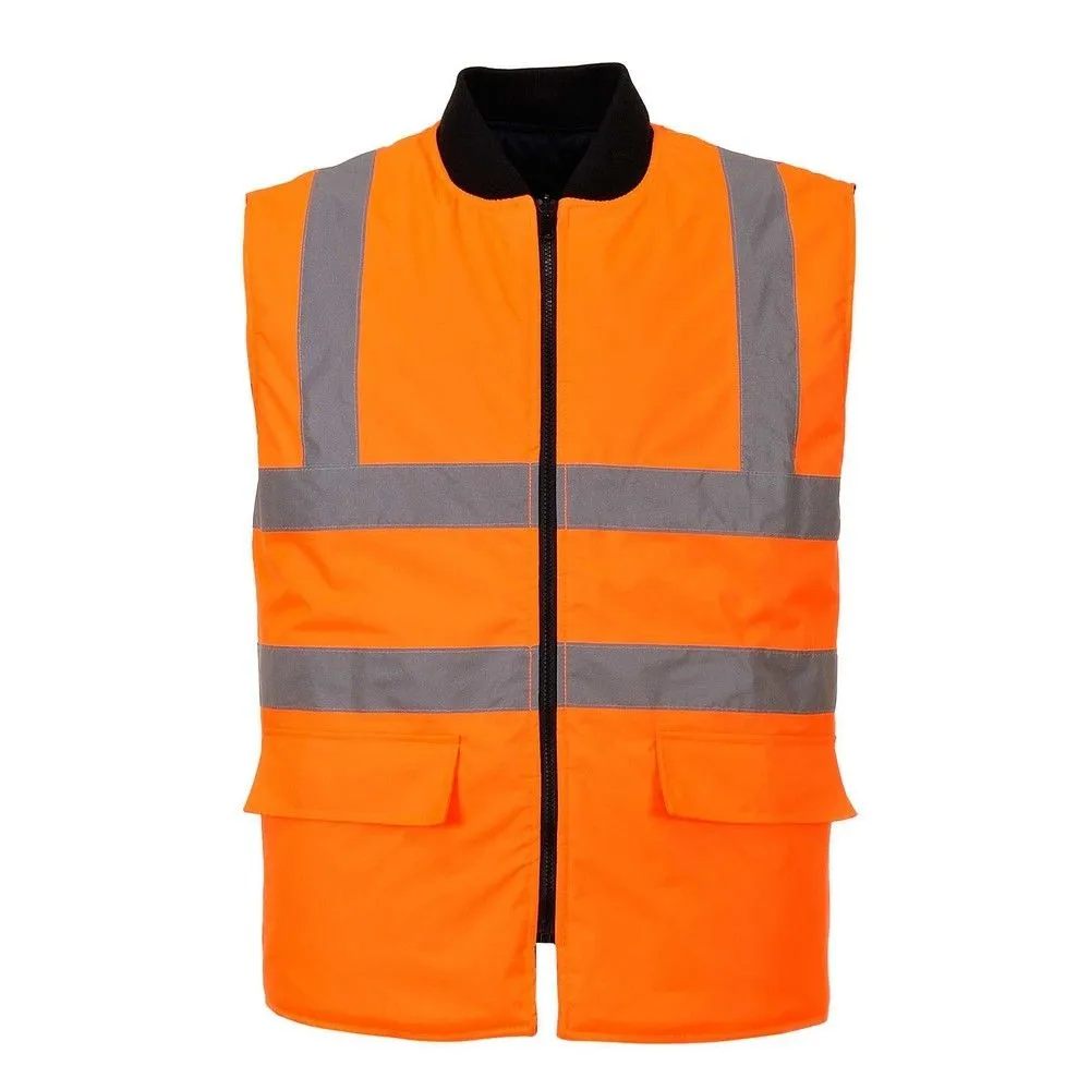 Chaleco de calor reversible de alta visibilidad 