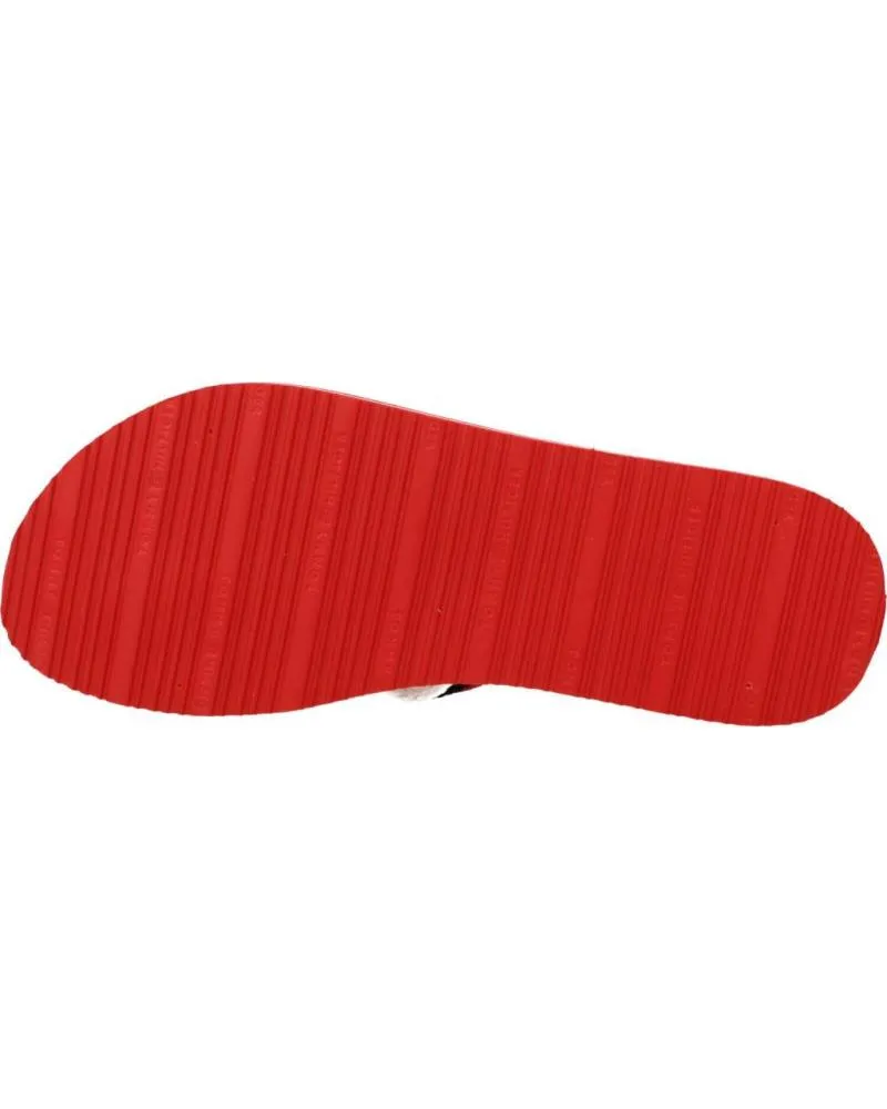Chanclas de Mujer TOMMY HILFIGER ZAPATO CALLAGHAN ROJO