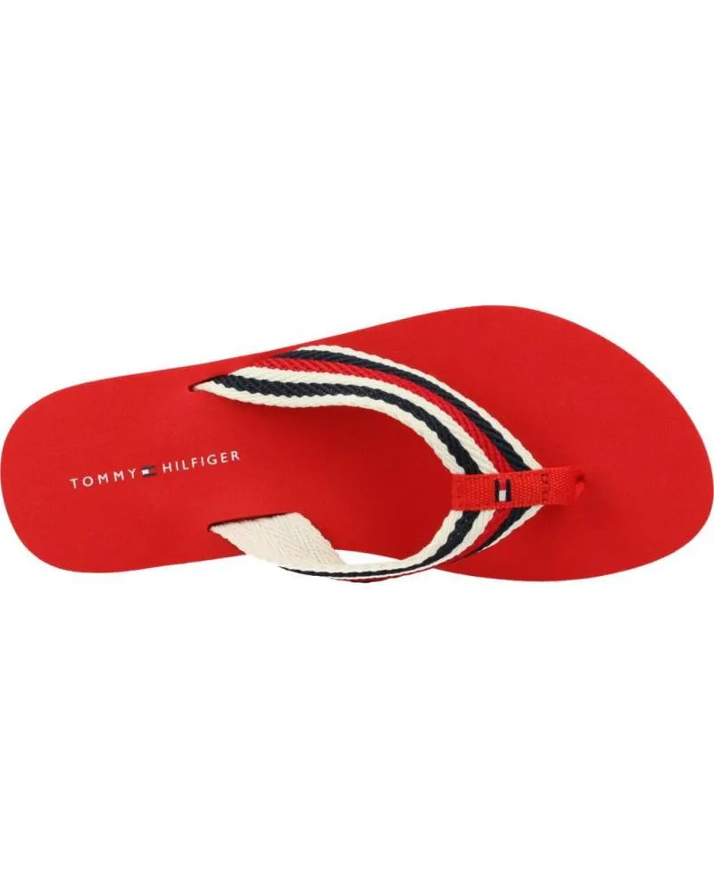 Chanclas de Mujer TOMMY HILFIGER ZAPATO CALLAGHAN ROJO