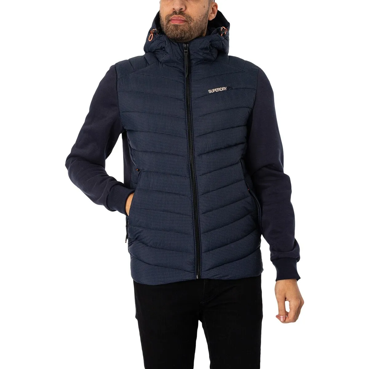 Chaqueta Acolchada Híbrida Con Capucha Storm