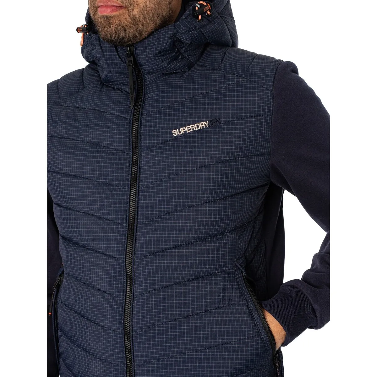 Chaqueta Acolchada Híbrida Con Capucha Storm