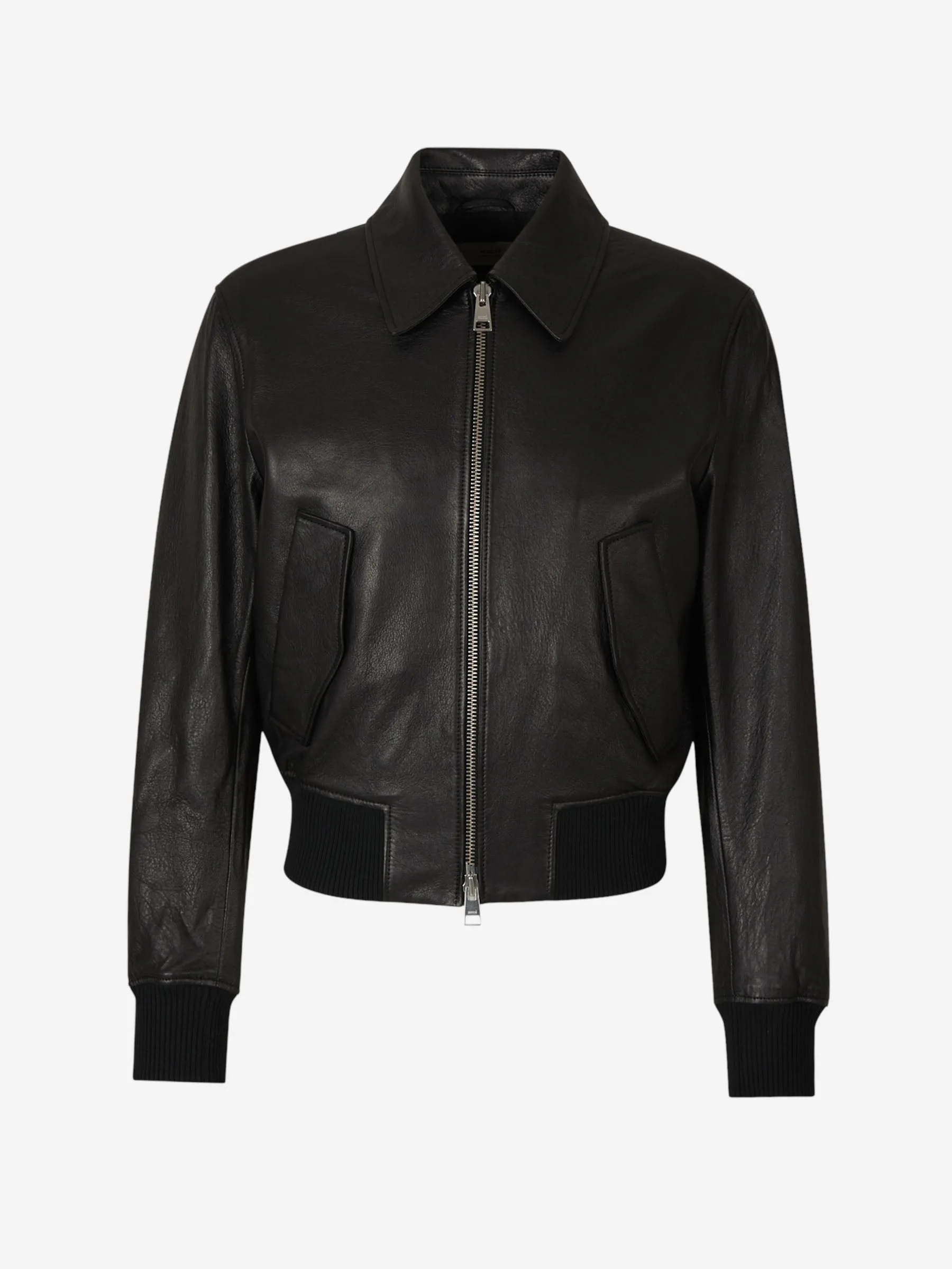 Chaqueta Bomber Piel