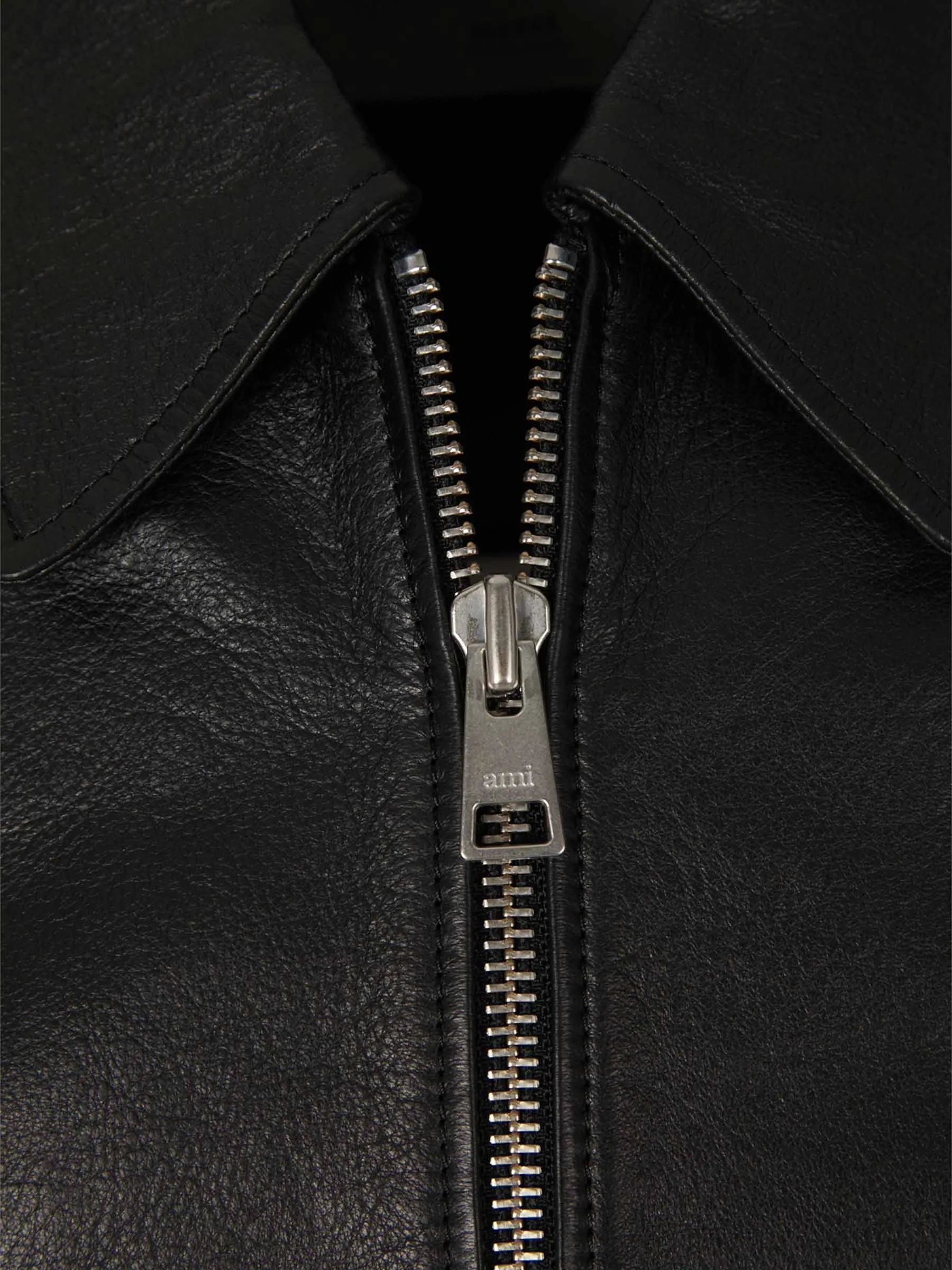 Chaqueta Bomber Piel
