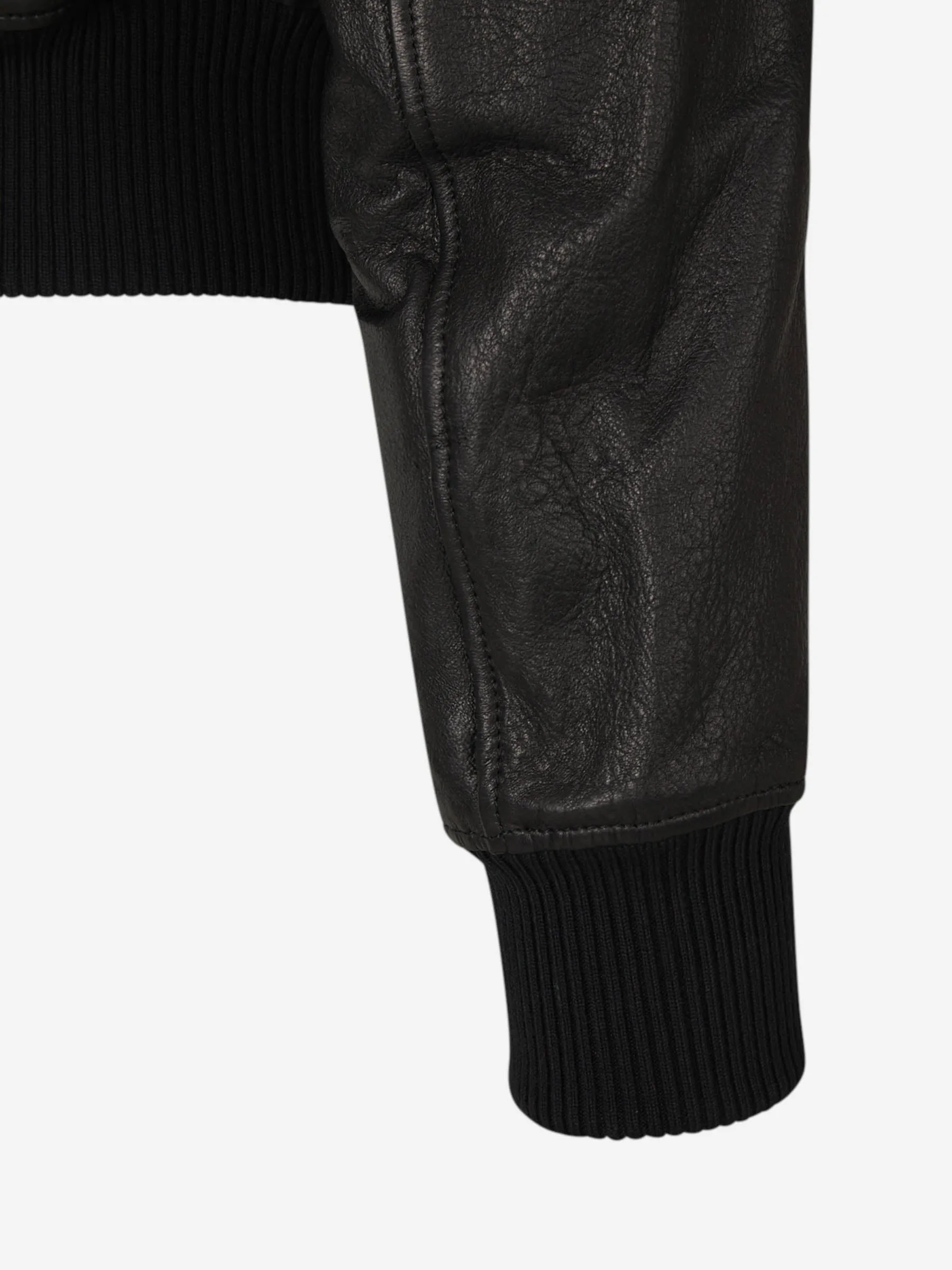 Chaqueta Bomber Piel