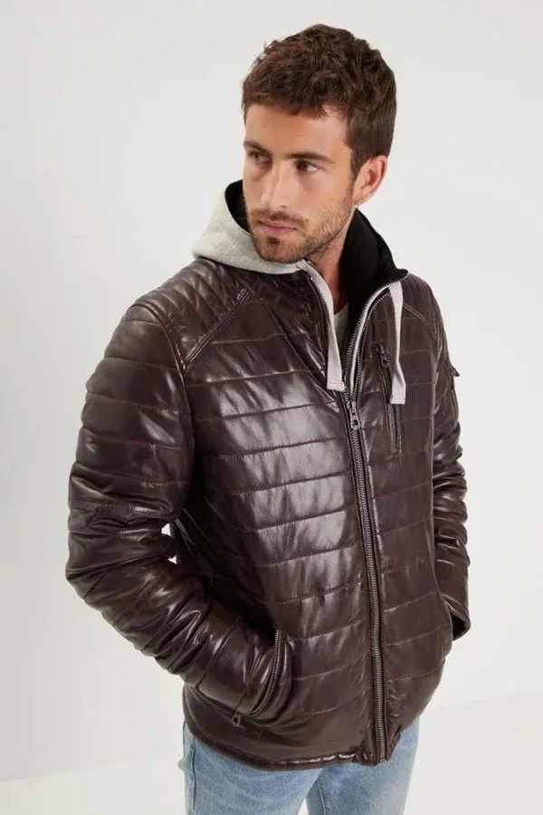 Chaqueta Hombre Daytona Britten Sheep Elegant Reddish Brown
