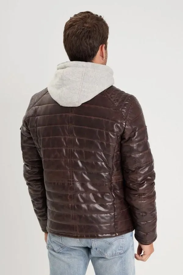 Chaqueta Hombre Daytona Britten Sheep Elegant Reddish Brown