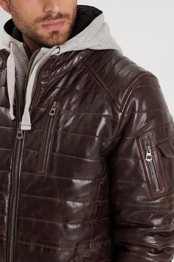 Chaqueta Hombre Daytona Britten Sheep Elegant Reddish Brown