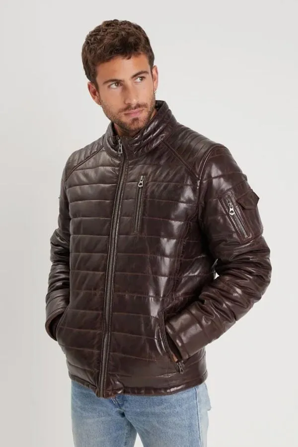 Chaqueta Hombre Daytona Britten Sheep Elegant Reddish Brown