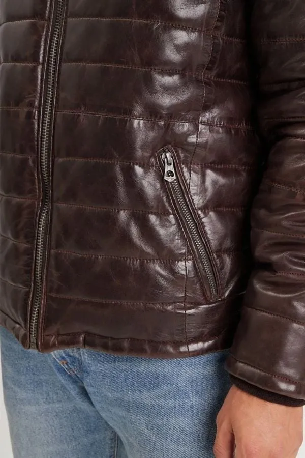 Chaqueta Hombre Daytona Britten Sheep Elegant Reddish Brown