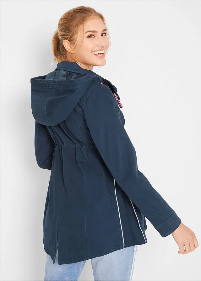 Chaqueta premamá/de porteo para el entretiempo Azul oscuro
