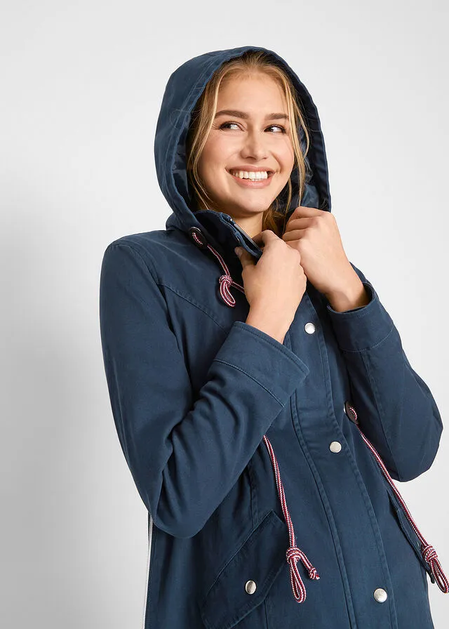 Chaqueta premamá/de porteo para el entretiempo Azul oscuro