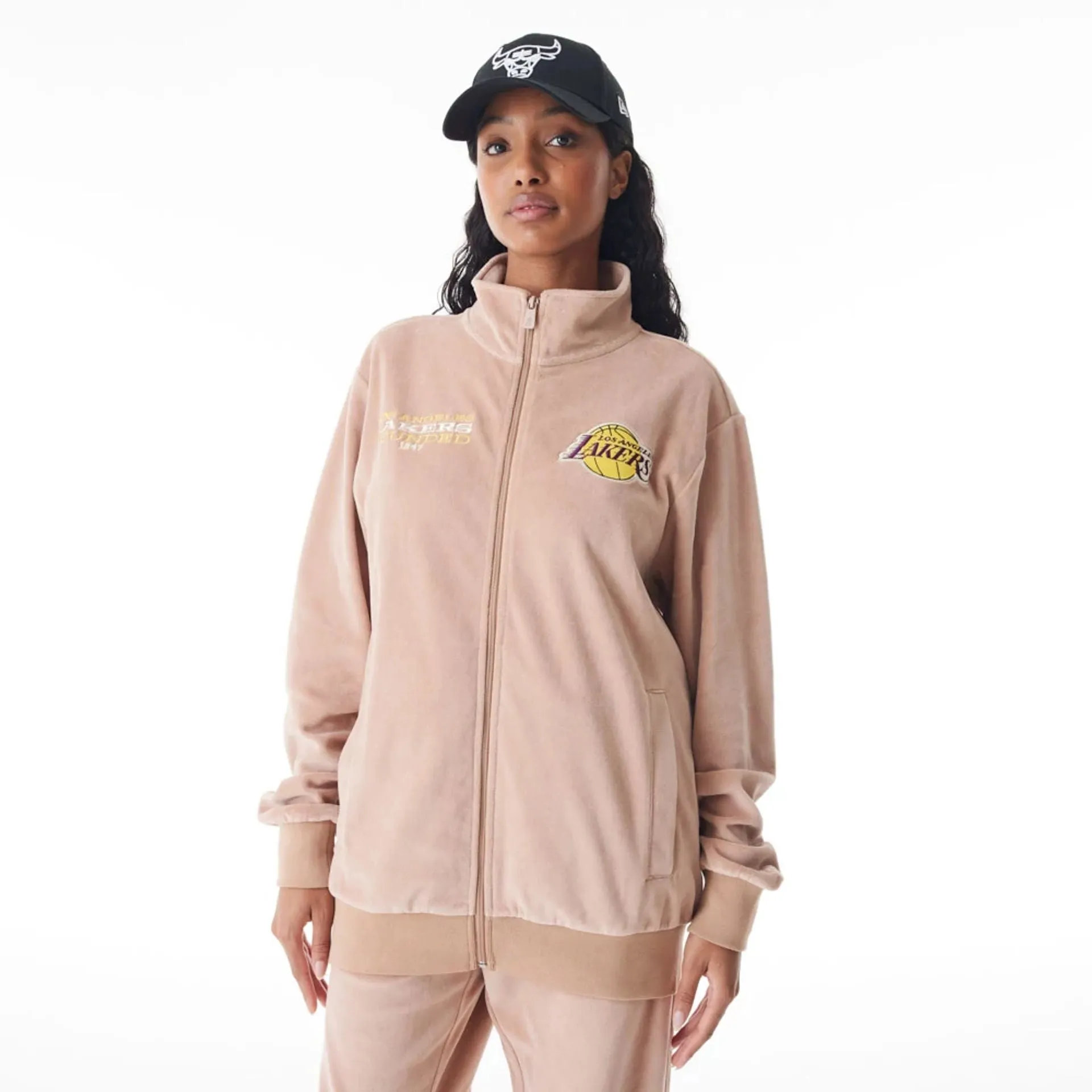 Chaqueta Track LA Lakers NBA Lifestyle Velour