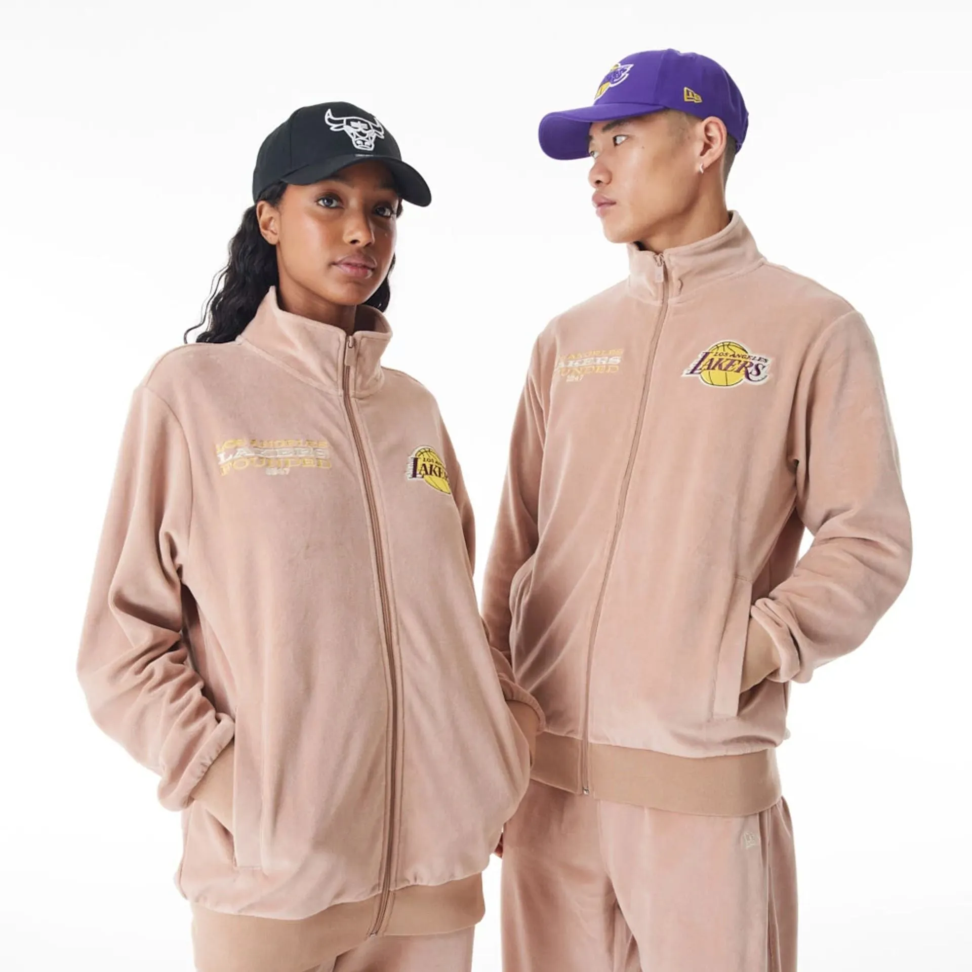 Chaqueta Track LA Lakers NBA Lifestyle Velour