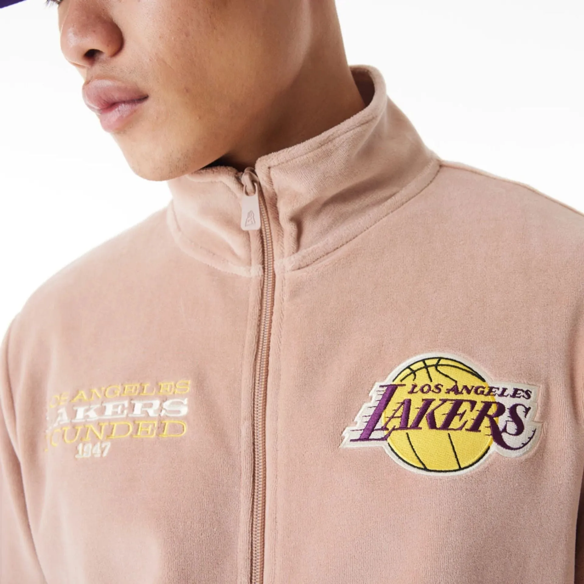 Chaqueta Track LA Lakers NBA Lifestyle Velour