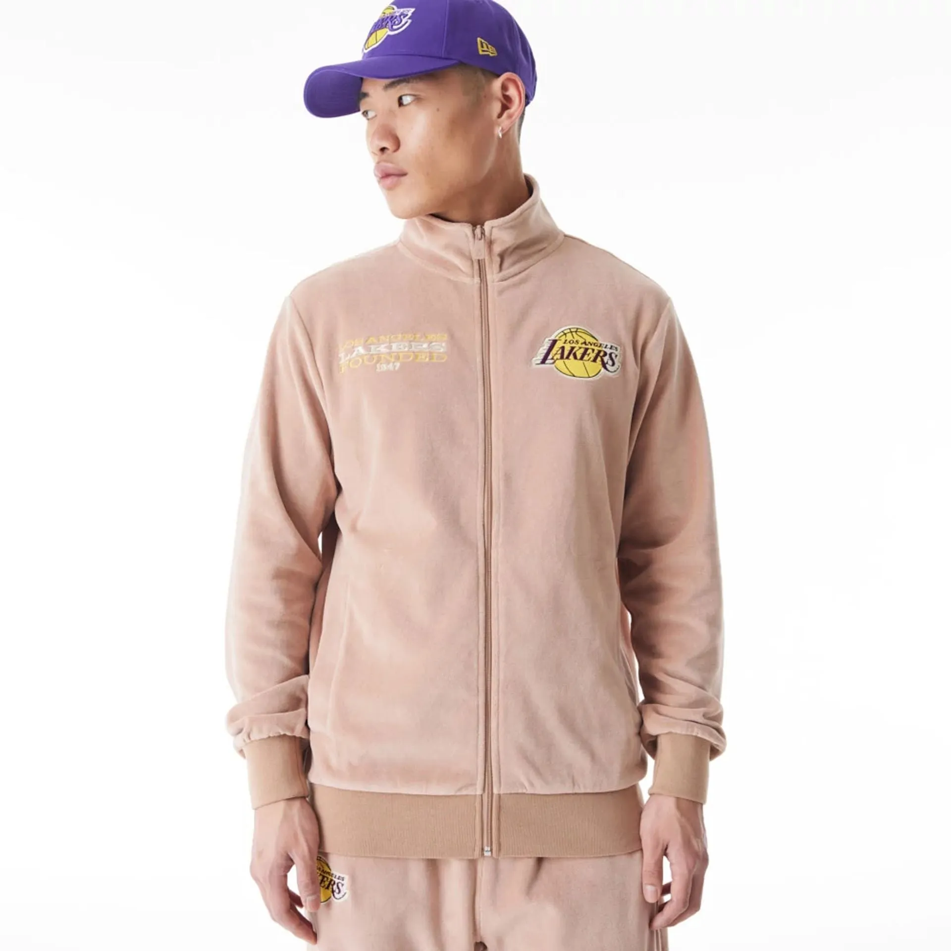 Chaqueta Track LA Lakers NBA Lifestyle Velour