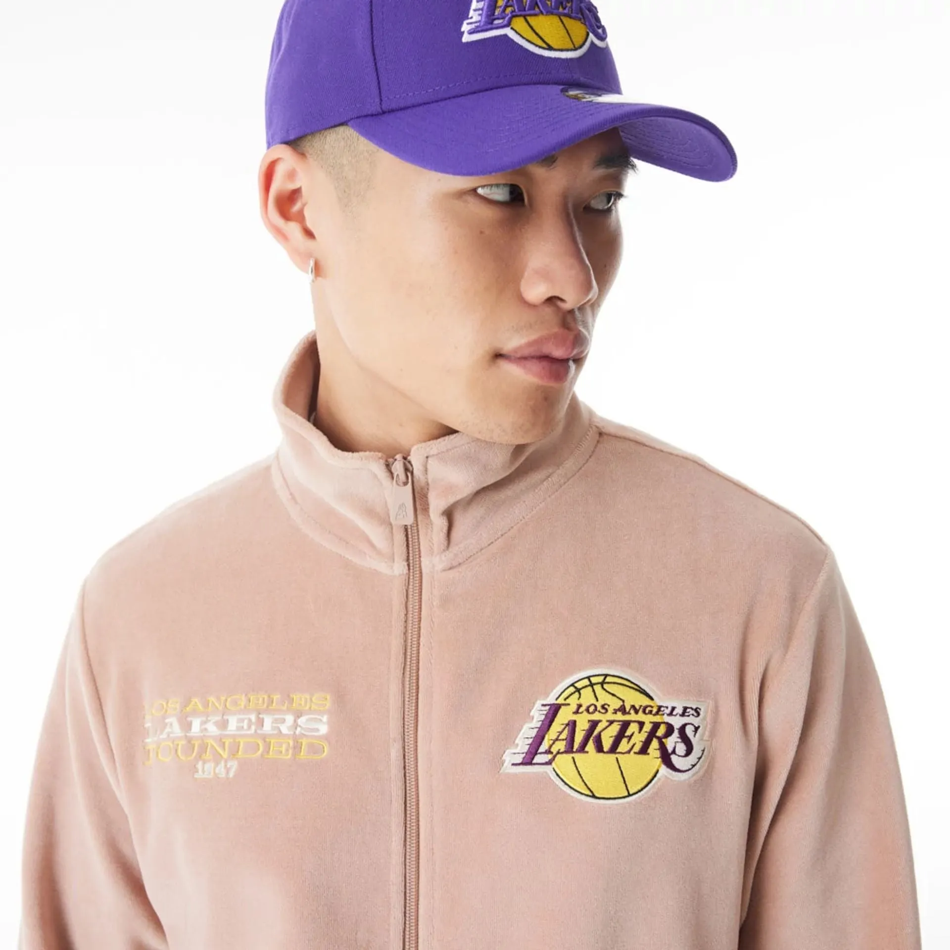 Chaqueta Track LA Lakers NBA Lifestyle Velour