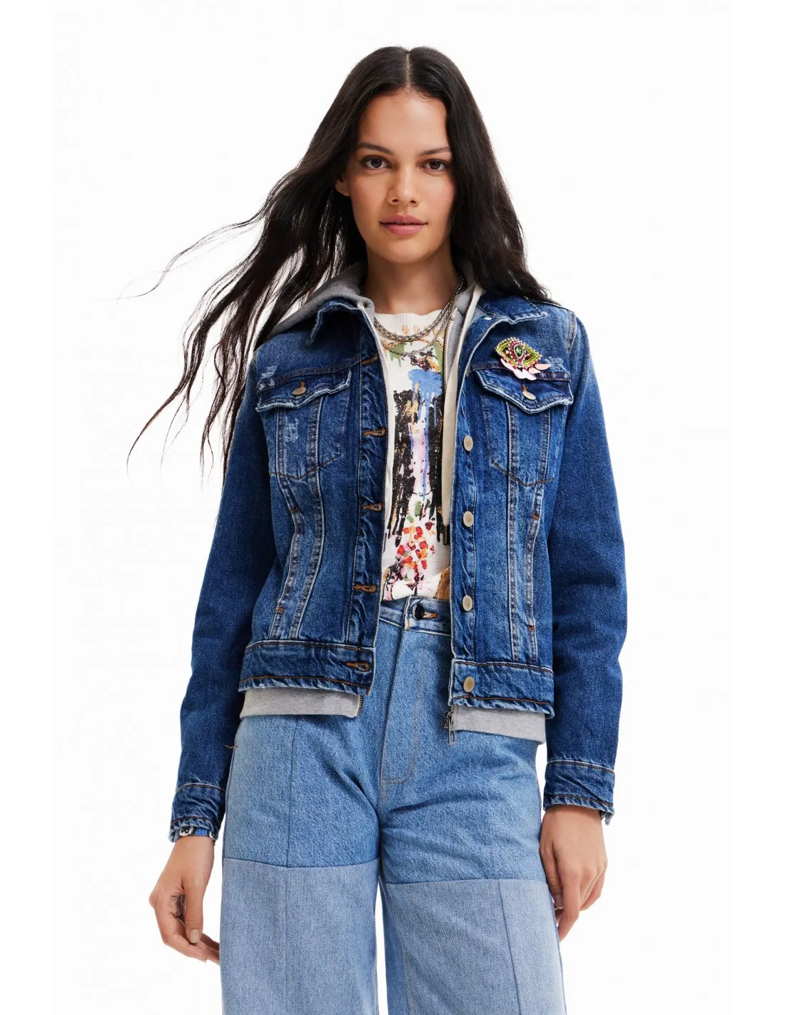 Chaqueta vaquera híbrida Jacksonville de Desigual