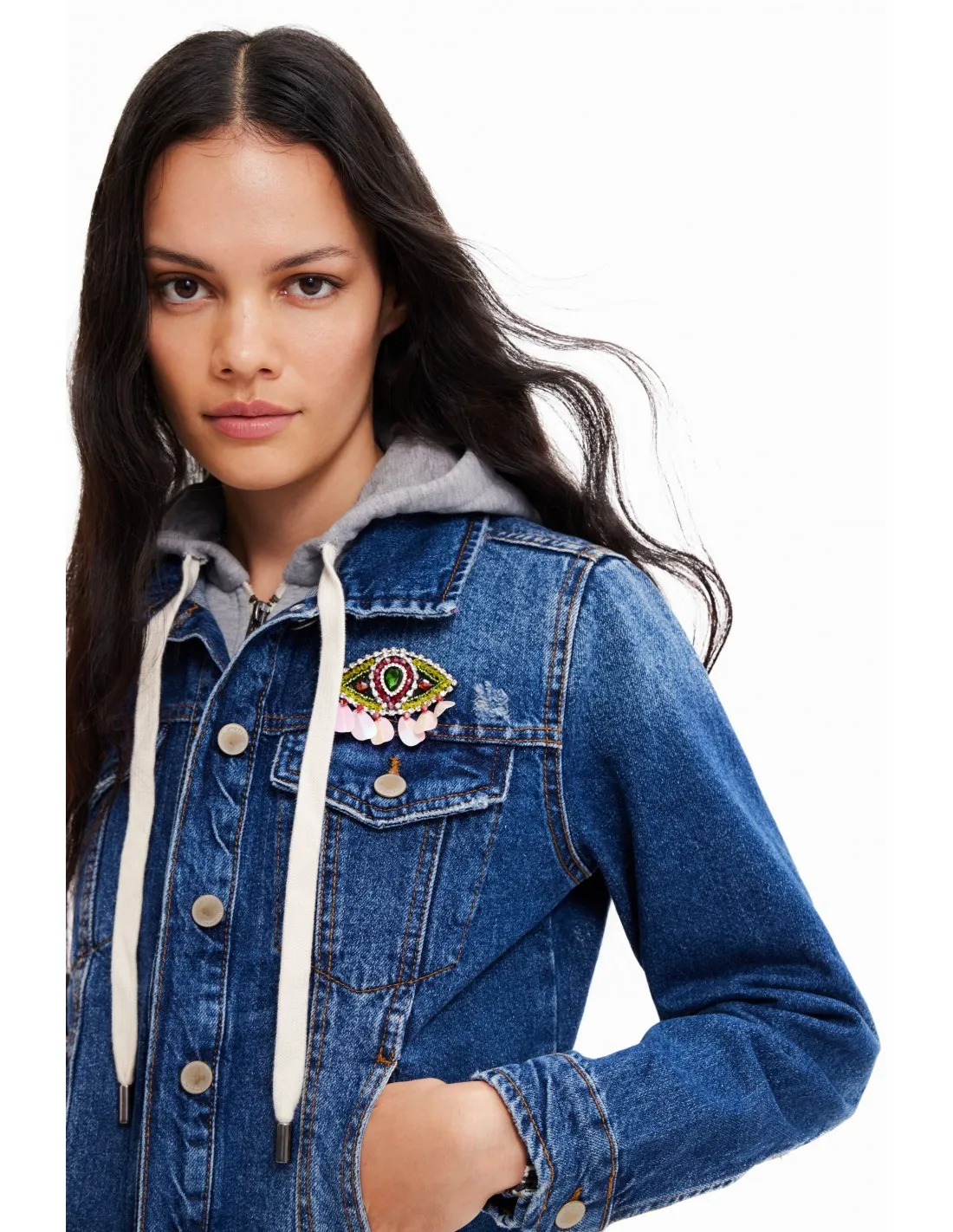 Chaqueta vaquera híbrida Jacksonville de Desigual