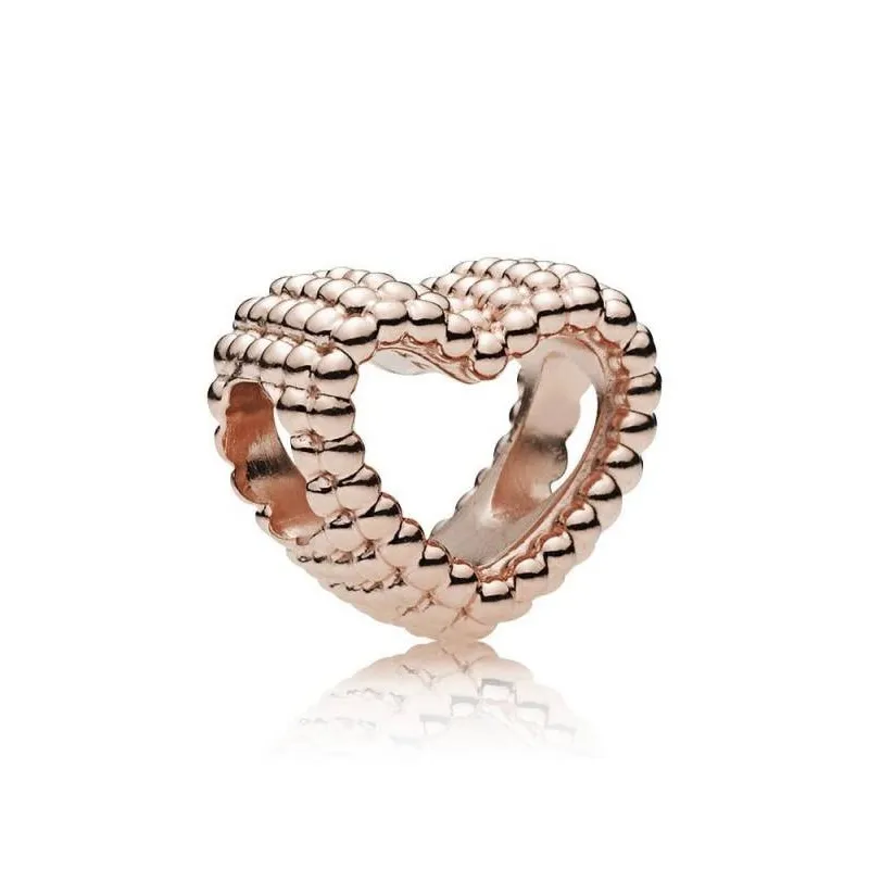 Charm en Pandora Rose Corazón Moldeado 787516