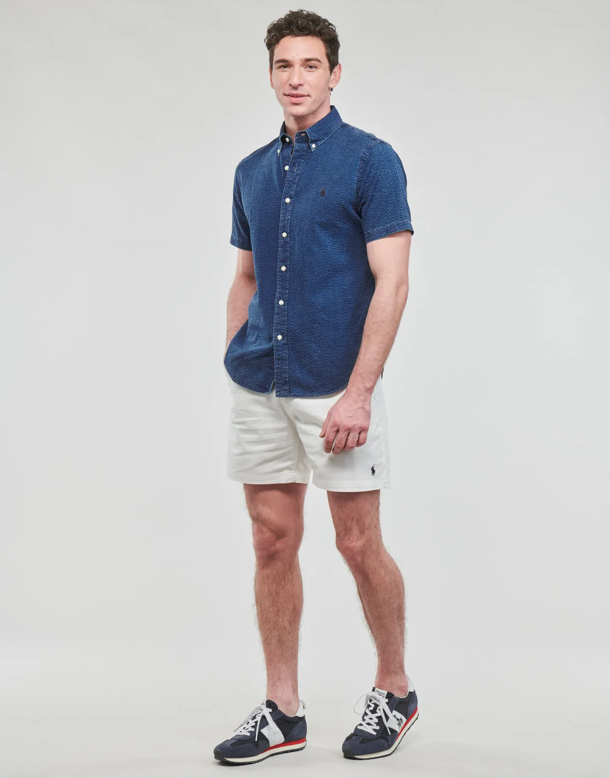 CHEMISE COUPE DROITE EN SEERSUCKER