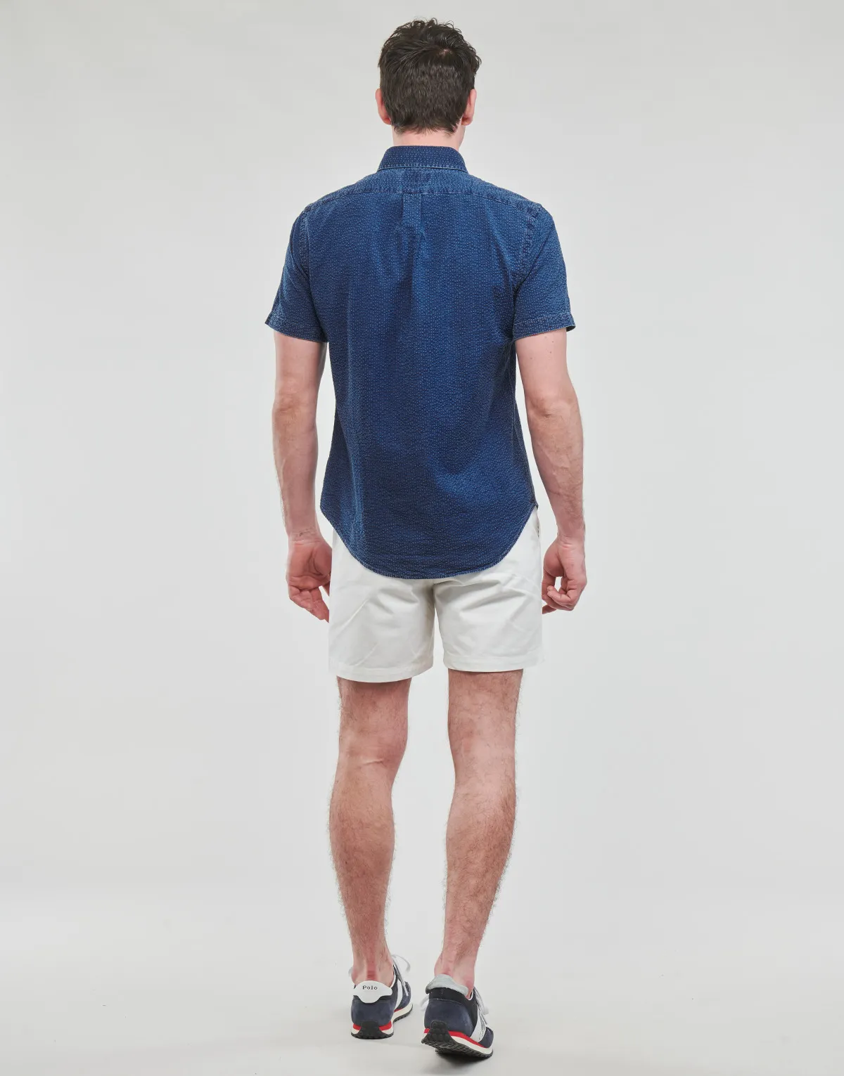 CHEMISE COUPE DROITE EN SEERSUCKER