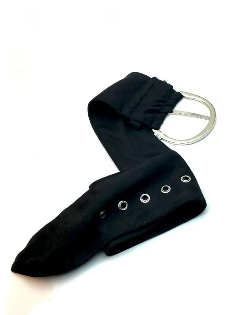CINTURONES DE VESTIR EN ANTELINA NEGRA, IDEALES PARA BODAS Y PARA COMBINAR CON TU BOLSO A JUEGO