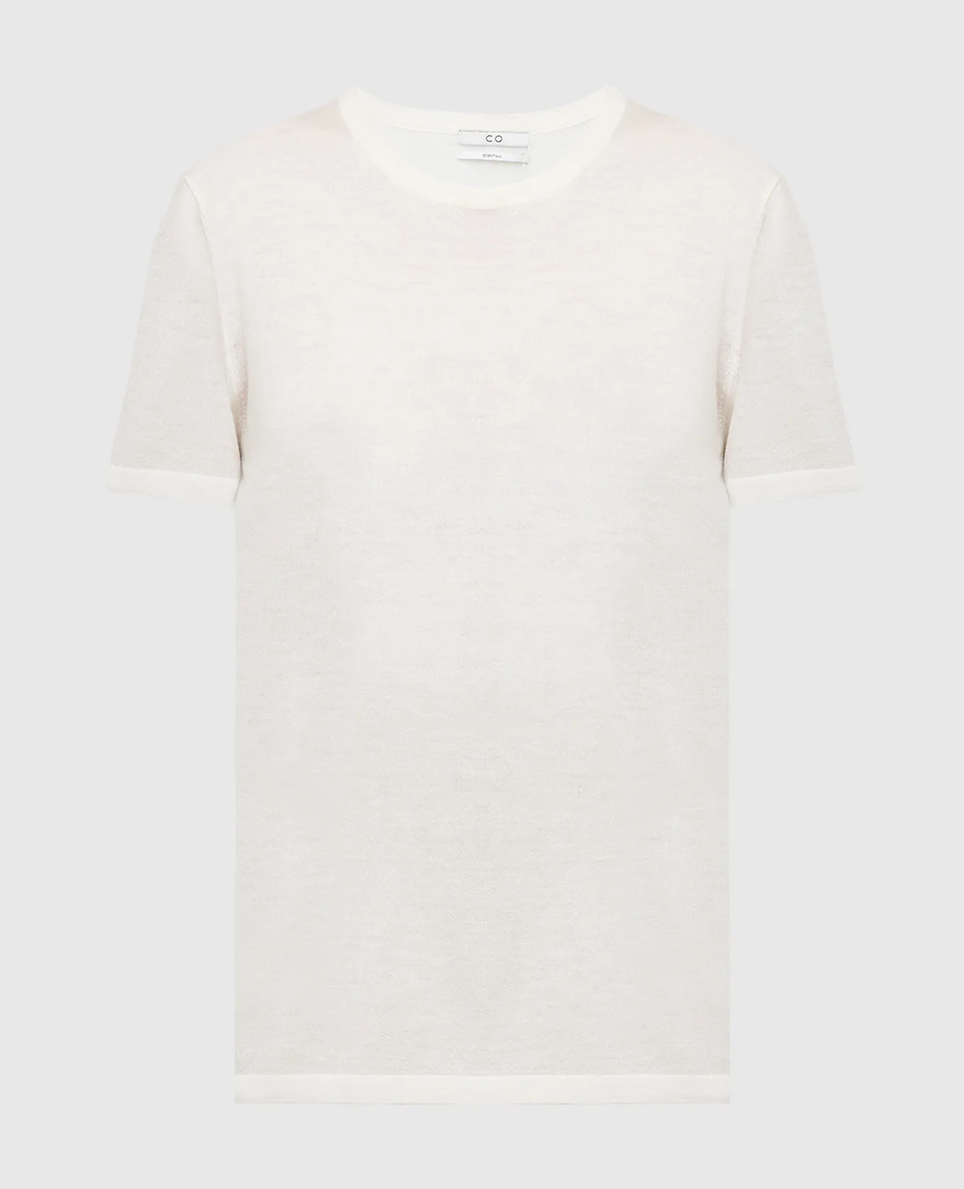 CO LIGHT BEIGE CASHMERE TSHIRT