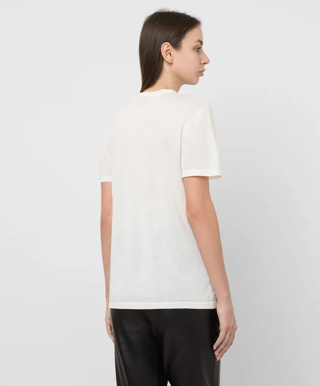 CO LIGHT BEIGE CASHMERE TSHIRT