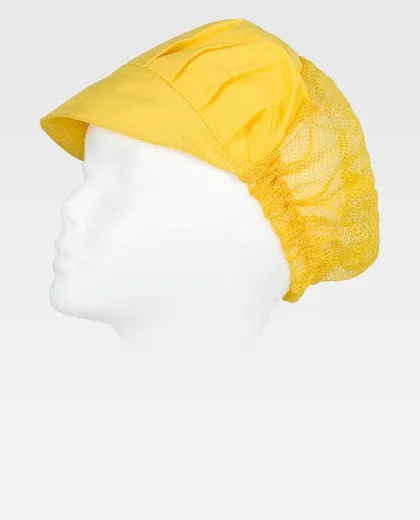 Cofia recoge pelo con rejilla Amarillo