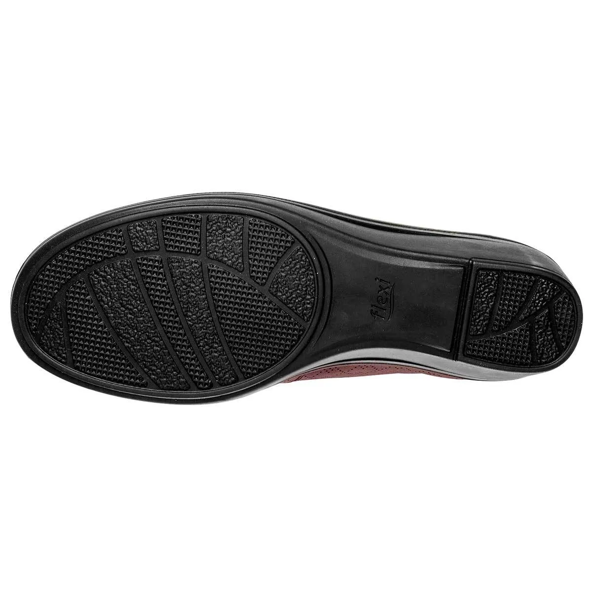 Confort y diabetico Exterior Piel Color Rojo de Flexi