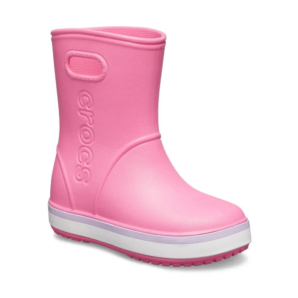 CROCS2058276QMC10 CROCBAND RAIN BOOT K PLEM/LAV C10 KIDS